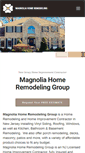 Mobile Screenshot of magnoliahomeremodeling.com